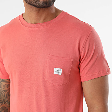 Deeluxe - Basito P1001M T-shirt con tasca a salmone
