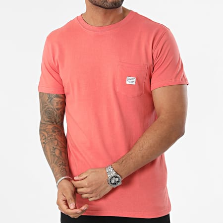 Deeluxe - Basito P1001M T-shirt con tasca a salmone
