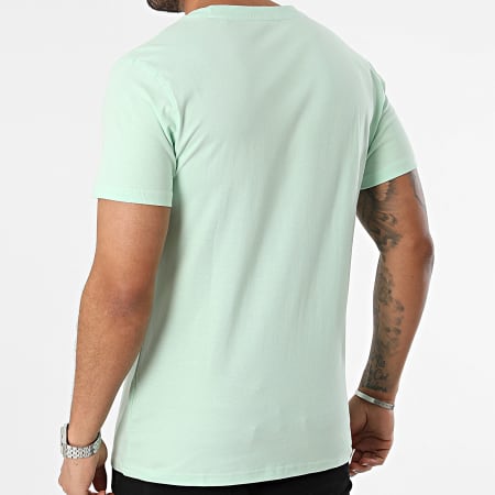 Deeluxe - Camiseta de bolsillo Basito P1001M Verde claro