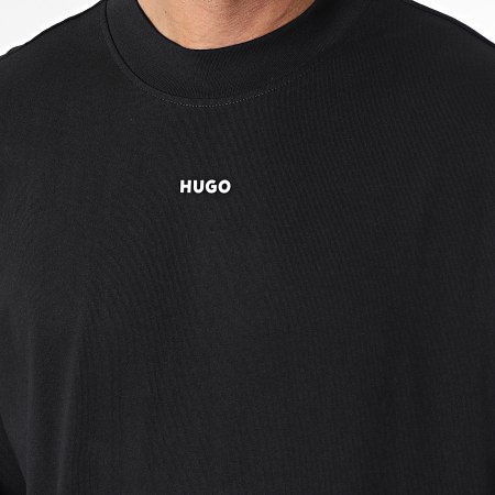 HUGO - Daposo Maglietta a maniche lunghe 50511029 Nero