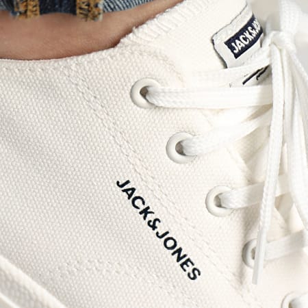 Jack And Jones - Sneakers Bayswater in tela bianca brillante