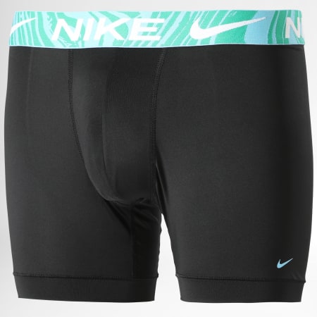 Nike - Juego de 3 bóxers Dri-Fit Essential Micro KE1157 Negro Gris Rosa Verde