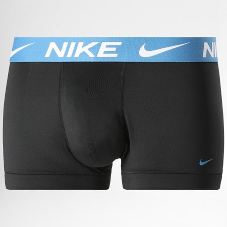 Nike - Juego de 3 bóxers Dri-Fit Essential Micro KE1156 Negro Azul claro Verde claro Gris carbón