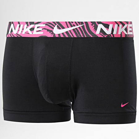 Nike - Lot De 3 Boxers Dri-Fit Essential Micro KE1156 Noir Gris Rose Vert