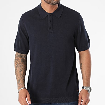 Produkt - Polo Manches Courtes BWO Dawson 9089 Bleu Marine