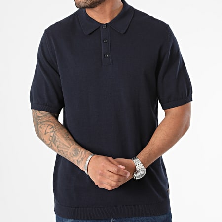 Produkt - Polo Manches Courtes BWO Dawson 9089 Bleu Marine