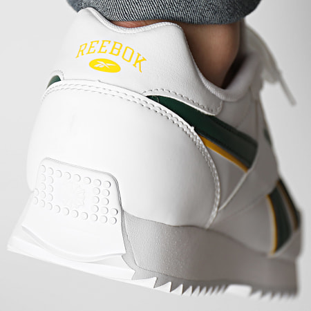 Reebok - Reebok Rewind Run Ripple Sneakers 100074220 Calzature Bianco Verde Scuro Classico Giallo