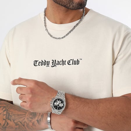 Teddy Yacht Club - Oversize Camiseta Large Courch Edition Beige