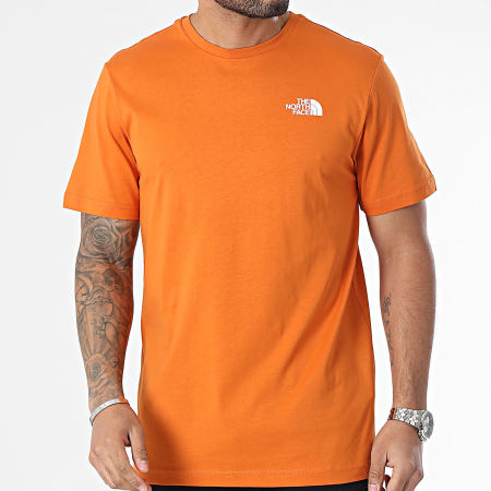 The North Face - Tee Shirt Redbox A87NP Orange