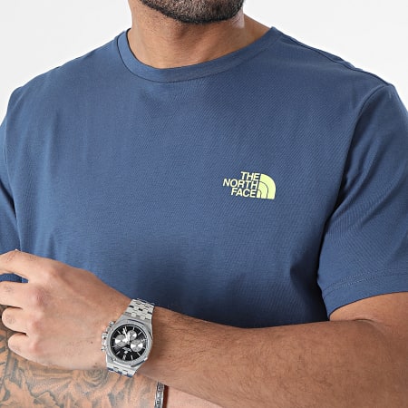 The North Face - Tee Shirt Biner Graphic 4 A894Z Bleu Marine