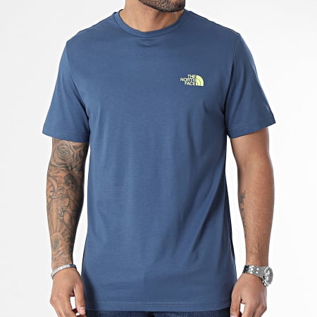 The North Face - Tee Shirt Biner Graphic 4 A894Z Bleu Marine