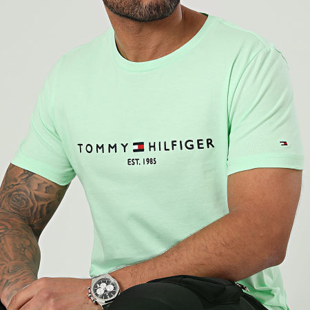 Tommy Hilfiger - Tee Shirt Logo 1797 Vert Clair