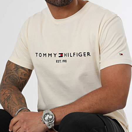 Tommy Hilfiger - Tee Shirt Logo 1797 Beige