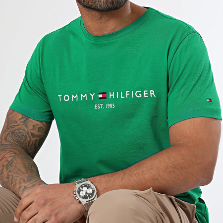 Tommy Hilfiger - 1797 Logo Tee Shirt Verde