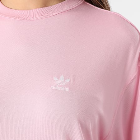 Adidas Originals - Camiseta Trébol Mujer IR8067 Rosa