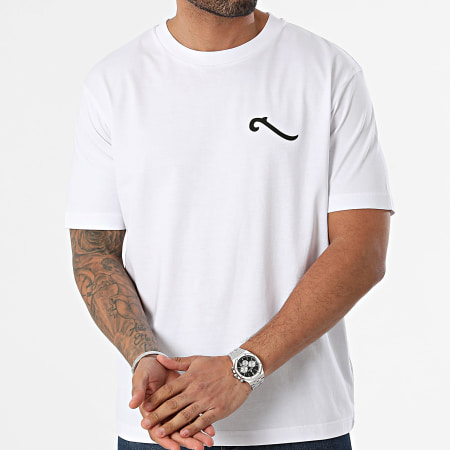 La Piraterie - Oversize Camiseta Large Ratpi Island Blanco Negro