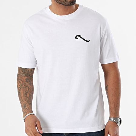 La Piraterie - Tee Shirt Oversize Large Ratpi Island Blanc Noir