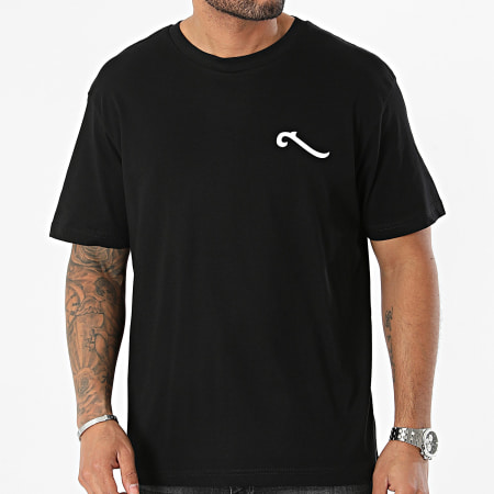 La Piraterie - Oversize Camiseta Large Ratpi Island Negro Blanco