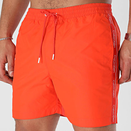 Calvin Klein - Pantalón corto de baño con cordón mediano 0955 Rojo