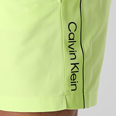 Calvin Klein - Short De Bain Medium Drawstring 0958 Vert Fluo