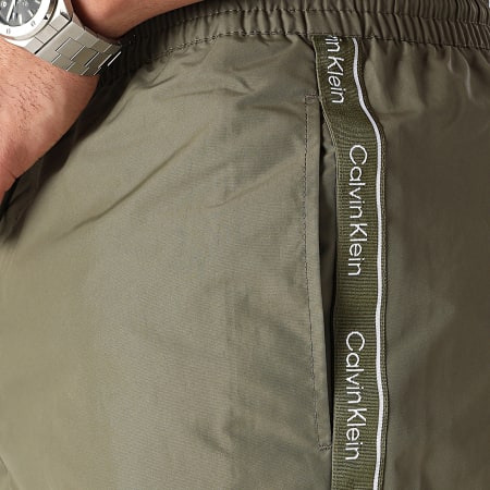 Calvin Klein - Pantaloncini da bagno Medium Drawstring 0955 Khaki Green