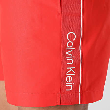 Calvin Klein - Pantaloncini da bagno medi con coulisse 0958 Rosso