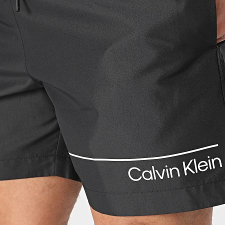 Calvin Klein - Short De Bain Medium Double WB 0957 Noir