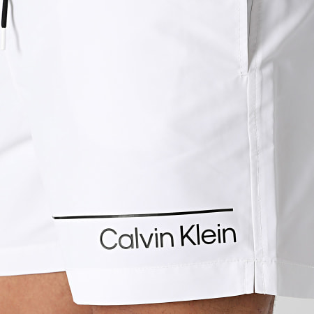 Calvin Klein - Short De Bain Medium Double WB 0957 Blanc