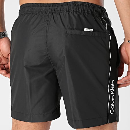 Calvin Klein - Pantalón corto de baño con cordón mediano 0958 Negro