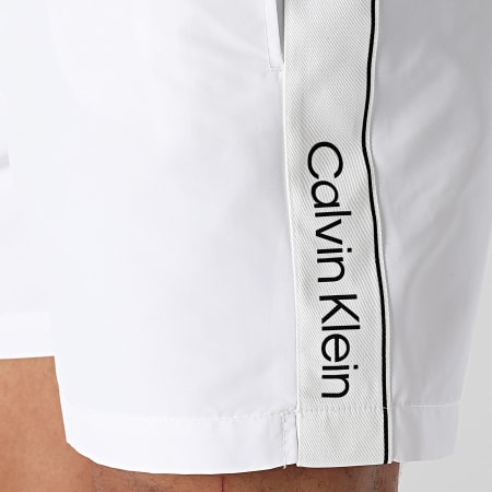 Calvin Klein - Short De Bain Medium Drawstring 0958 Blanc