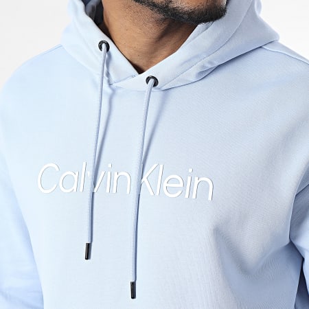 Calvin Klein - Sweat Capuche Hero Logo Comfort 1345 Bleu Clair
