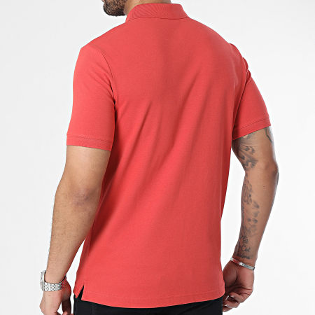 Calvin Klein - Polo Manches Courtes Stretch Pique Slim 1196 Rouge