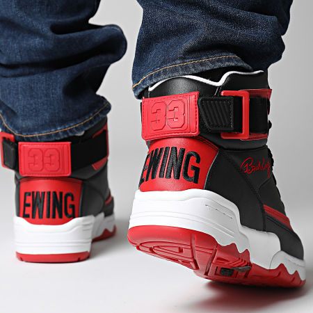 Ewing Athletics - Sneaker 33 Hi 1BM02463 Nero Rosso Bianco