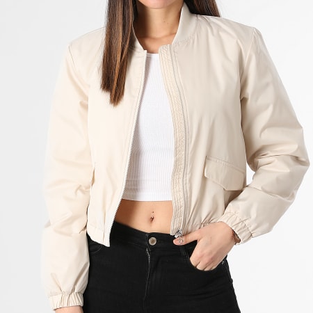 Only - Cazadora Dixie Beige para mujer