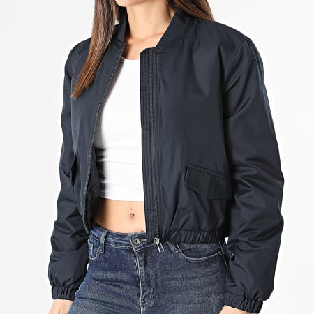 Only - Giacca Bomber Dixie Donna Blu Navy