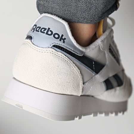Reebok - Classic Leather Sneakers 100074353 Calzado Blanco Gris Puro Azul Pálido
