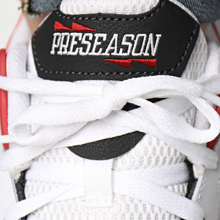 Reebok - Preseason 94 Low Sneakers 100202785 Footwear White Night Black Flash Red