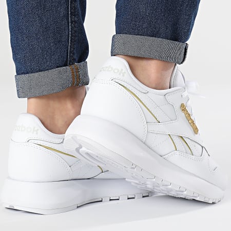 Reebok - Sneakers donna Classic Leather SP 4547 Footwear White Gold