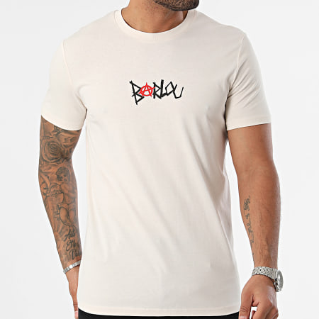 Seth Gueko - Camiseta Barlou Scribble Beige