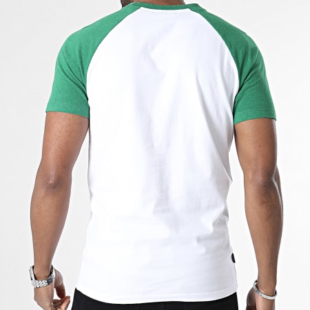 Superdry - Tee Shirt M1011838A Blanc Vert