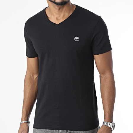 Timberland - Camiseta cuello pico A2BPT Negro