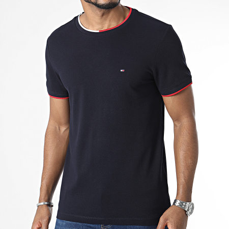 Tommy Hilfiger - Camiseta Slim Fit Tipped Piqué 4439 Azul Marino