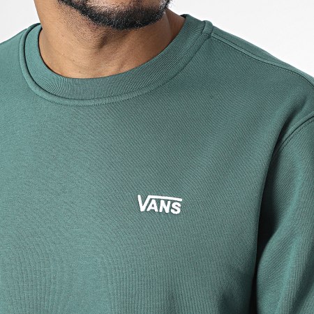 Vans - Felpa girocollo Core Basic Crew Fleece A7YDU Verde Khaki