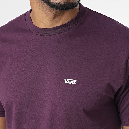 Vans - Maglietta con logo sul petto sinistro A3CZE Viola