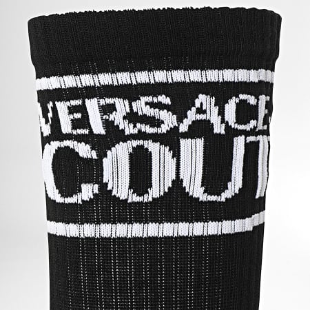 Versace Jeans Couture - Paire De Chaussettes 76GA0J04 Noir
