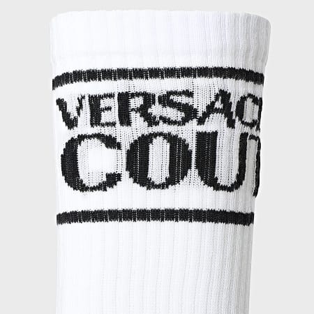 Versace Jeans Couture - Coppia di calzini 76GA0J04 Bianco