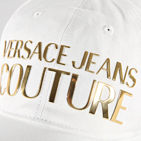 Versace Jeans Couture - Casquette 76GAZK32-ZG207 Blanc Doré