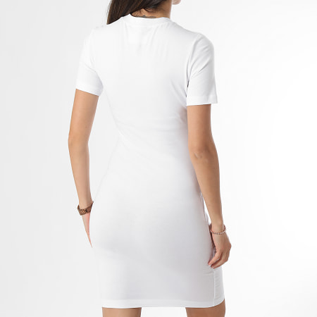 Versace Jeans Couture - Vestido camisero para mujer 76HAOT02-CJ03T Blanco