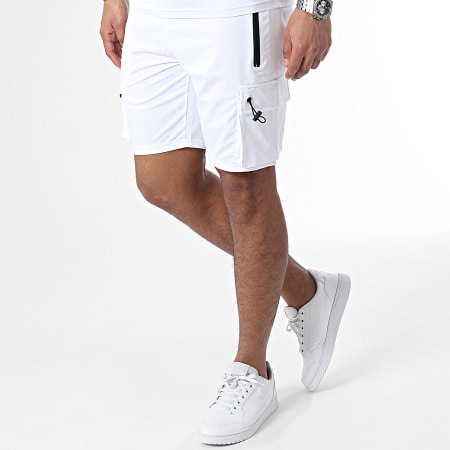 Zayne Paris  - Set di maglietta bianca e pantaloncini da jogging