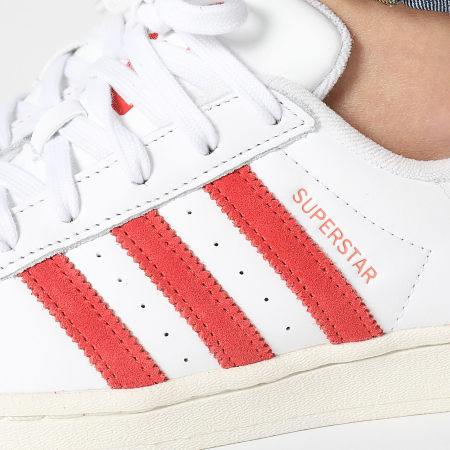 Adidas Originals - Baskets Femme Superstar IG5958 Footwear White Bright Red Wonder Clay
